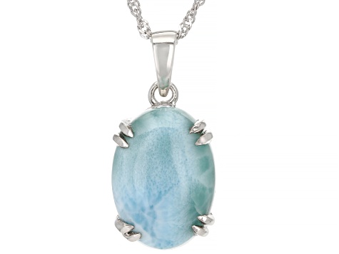 Jtv larimar sale necklace