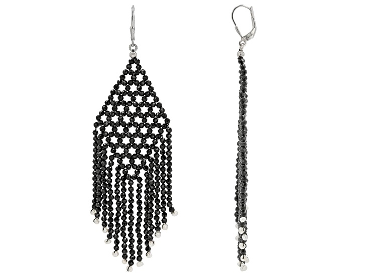 5000vt ダイヤモンド White Diamond Rhodium Over Sterling Silver Earrings 0.50ctw