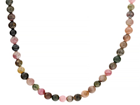 Multi-Color Multi Tourmaline Stretch Necklace