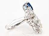White Ethiopian Opal Rhodium Over Silver Ring 2.73ctw