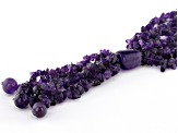 Purple Amethyst Endless Strand Necklace