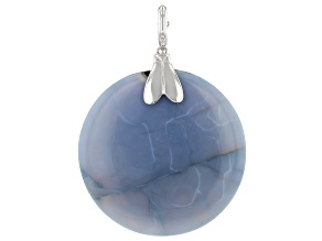 Blue Opal Rhodium Over Silver Enhancer
