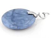 Blue Opal Rhodium Over Silver Enhancer