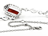 Red Coral Sterling Silver Necklace.