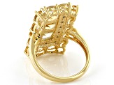 Yellow Citrine 18k Yellow Gold Over Sterling Silver Ring 3.95ctw