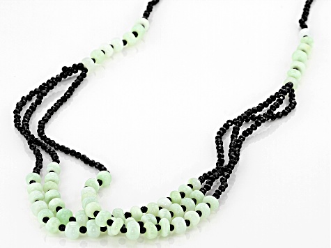 Green Opal Beaded Necklace