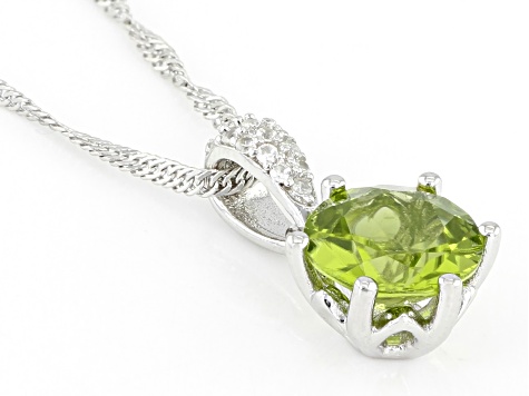 jtv peridot necklace