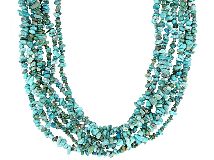 【soerte】10way combination necklace ＆ wal Blue Sapphire & Diamond Accent Heart Necklace 10K White Gold