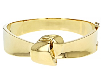 Picture of 18K Yellow Gold Over Sterling Silver Knot Bracelet