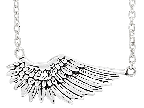 10K Yellow Gold Angel Wings 18 Inch Necklace AU1650, 48% OFF