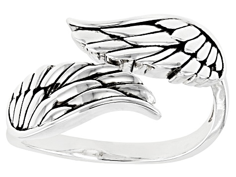Rhodium Over Sterling Silver Ring