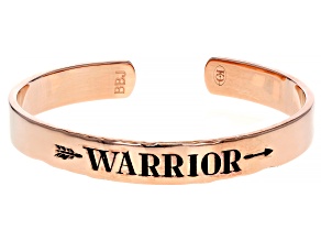 "Warrior" Rose Tone Bracelet
