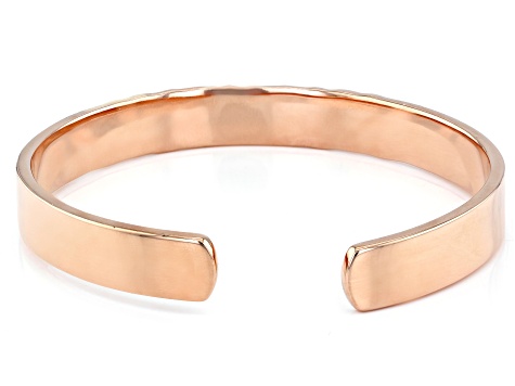 "Warrior" 18k Rose Gold Over Brass Bracelet