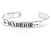 "Warrior" Rhodium Over Brass Bracelet