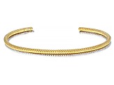 Two-tone Cuff Bracelet Set Of 2