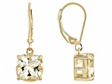 Yellow Labradorite 18k Yellow Gold Over Sterling Silver Earrings 4.50ctw