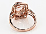 Peach Cor De Rosa™ Morganite 10k Rose Gold Ring 1.82ctw