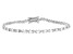 White Lab-Grown Diamond H SI Rhodium Over Sterling Silver Tennis Bracelet 2.50ctw