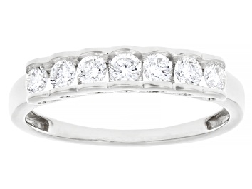 Candlelight Strontium Titanate And White Zircon 18k Yellow Gold Over Silver Ring 1.21ctw