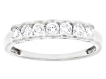 White Lab-Grown Diamond F-G SI 14k Yellow Gold Over Sterling