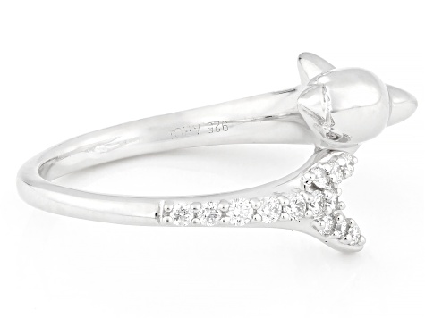 White Lab-Grown Diamond F-G SI Rhodium Over Sterling Silver White Lab-Grown Diamond F-G SI Rhodium Over Sterling Silver