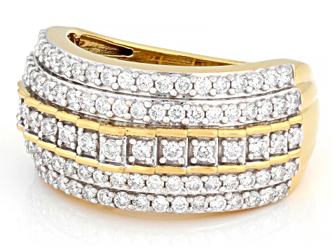 希少 ozwrt gold silver set Cubic Zirconia 18k Yellow Gold Over Sterling Silver Rings
