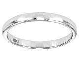 White Lab-Grown Diamond H SI Rhodium Over Sterling Silver Ring With Matching Band 1.00ctw