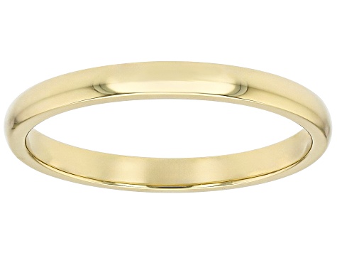 White Lab-Grown Diamond H SI 14K Yellow Gold Over Sterling Silver Ring With Matching Band 1.00ctw