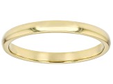 White Lab-Grown Diamond H SI 14K Yellow Gold Over Sterling Silver Ring With Matching Band 1.00ctw
