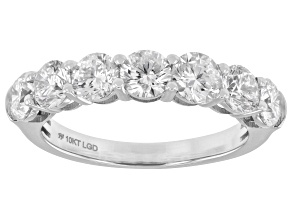 White Lab-Grown Diamond H SI1 10K White Gold Band Ring 2.00ctw