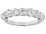 White Lab-Grown Diamond H SI1 10K White Gold Band Ring 2.00ctw