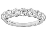 White Lab-Grown Diamond H SI1 10K White Gold Band Ring 2.00ctw