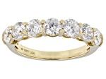 White Lab-Grown Diamond H SI1 10K Yellow Gold Band Ring 2.00ctw