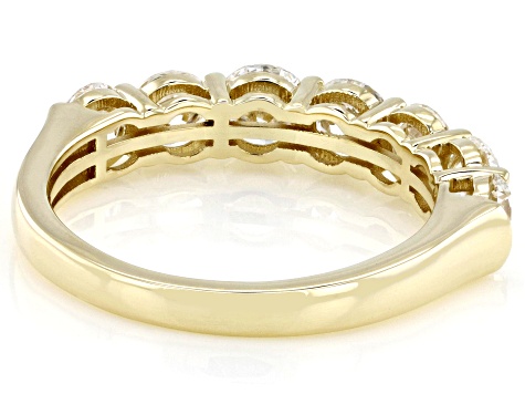 White Lab-Grown Diamond H SI1 10K Yellow Gold Band Ring 2.00ctw