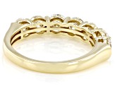 White Lab-Grown Diamond H SI1 10K Yellow Gold Band Ring 2.00ctw