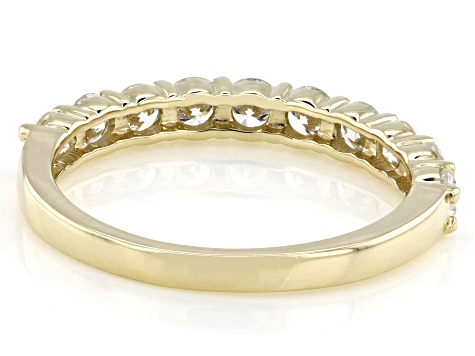 White Lab-Grown Diamond H SI1 10K Yellow Gold Ring 1.00ctw