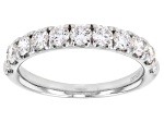 White Lab-Grown Diamond H SI1 10K White Gold Ring 1.25ctw