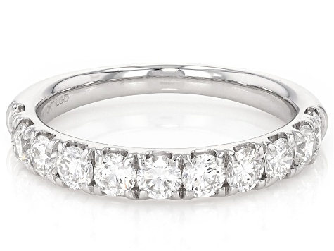 White Lab-Grown Diamond H SI1 10K White Gold Ring 1.25ctw