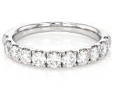 White Lab-Grown Diamond H SI1 10K White Gold Ring 1.25ctw