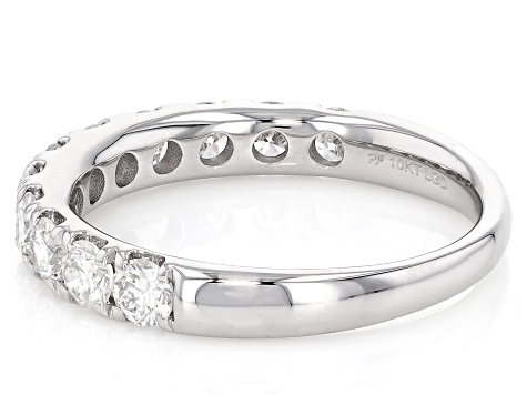 White Lab-Grown Diamond H SI1 10K White Gold Ring 1.25ctw