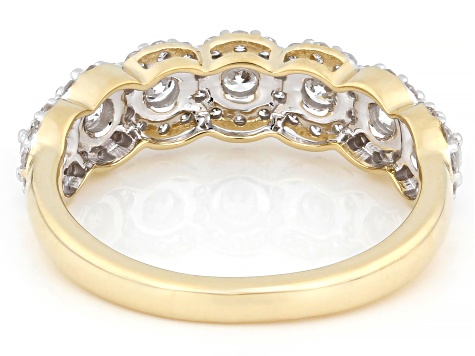 【美品】ALBIT GFD-1 White Lab-Grown Diamond H SI1 10K White Gold Ring 1.25ctw