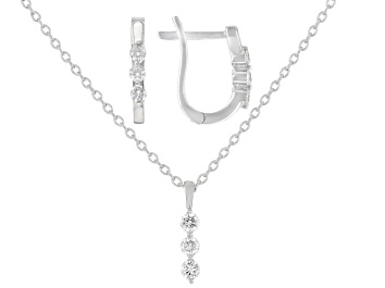 Gold Tone 15mm Double Link "Cuff" Chain Necklace & Bracelet Set