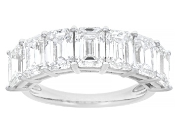 Picture of White Lab-Grown Diamond H SI1 14k White Gold Band Ring 5.00ctw