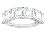 White Lab-Grown Diamond H SI1 14k White Gold Band Ring 5.00ctw