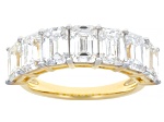 White Lab-Grown Diamond H SI1 14k Yellow Gold Band Ring 5.00ctw