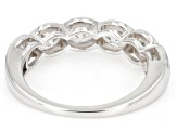 Oval White Lab-Grown Diamond H SI1 10K White Gold Ring 2.00ctw