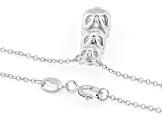 Certified White Lab-Grown Diamond G SI2 10K White Gold Tulip Setting Station Necklace 2.00ctw