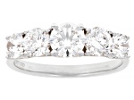 White Lab-Grown Diamond H SI1 10K White Gold Ring 2.00ctw