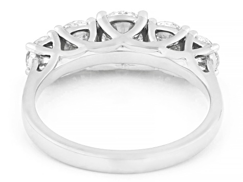 White Lab-Grown Diamond H SI1 10K White Gold Ring 2.00ctw