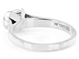 Certified Round White Lab-Grown Diamond H SI1 10K White Gold Solitaire Ring 1.00ct